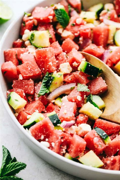 mouthwatering-watermelon-salad-with-feta-the image