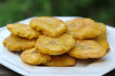 patacones-or-tostones-fried-green-plantains-laylitas image