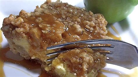 caramel-apple-crisp-cheesecake-bars-recipe-divas image