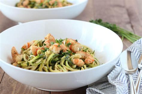 zucchini-pasta-with-lemon-garlic-shrimp image
