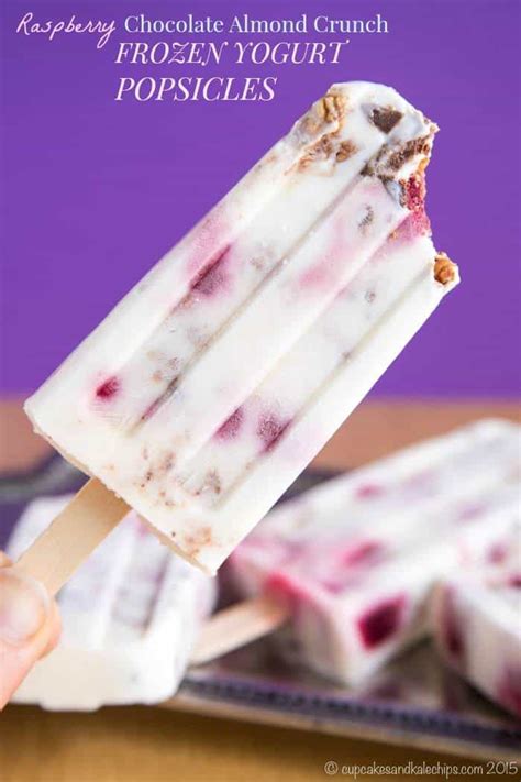 raspberry-chocolate-almond-crunch-frozen-yogurt image