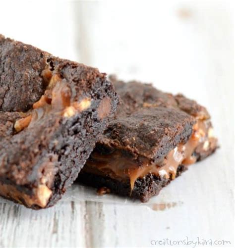 decadent-caramel-brownies-recipe-creations-by-kara image