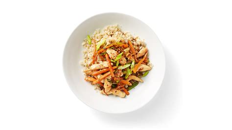 chicken-and-carrot-stir-fry-with-cauliflower-rice image