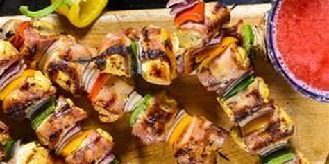spicy-bacon-wrapped-chicken-skewers-recipe-traeger image
