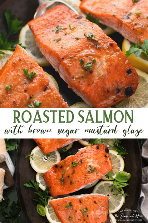 4-ingredient-brown-sugar-dijon-roasted-salmon-the image