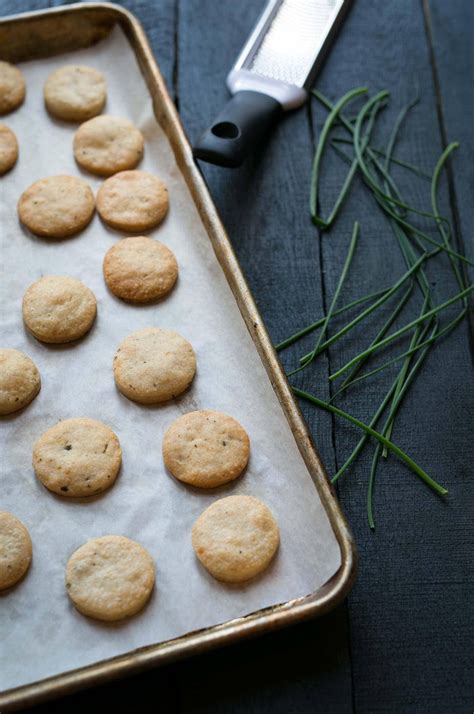 cheddar-chive-crackers-homemade-cracker image