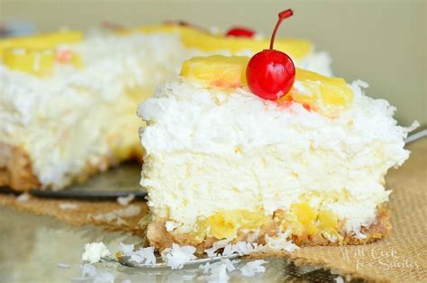 pina-colada-cheesecake-will-cook-for-smiles image