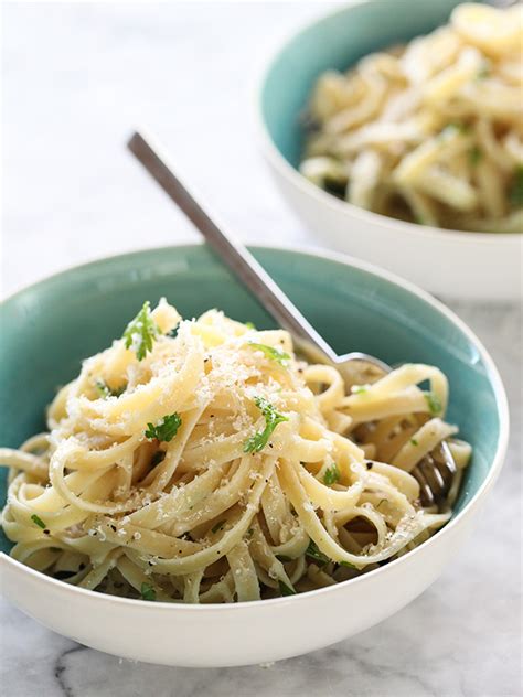 easy-parmesan-buttered-noodles-foodiecrush image
