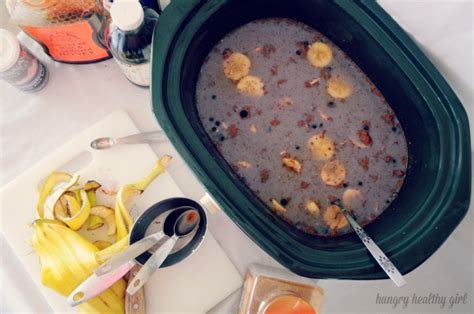 banana-blueberry-steel-cut-oatmeal-in-the-slow-cooker image