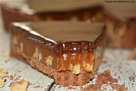 chocolate-caramel-walnut-tart-hugs-and-cookies image