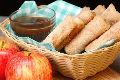 easy-baked-apple-pie-roll-ups-recipe-simplemost image