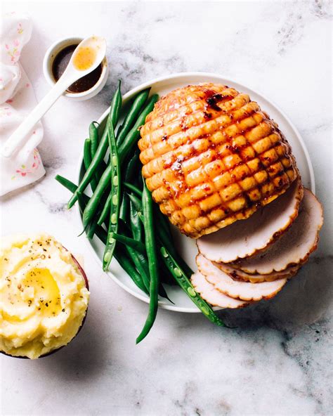 maple-butter-glazed-turkey-roast-foodess image