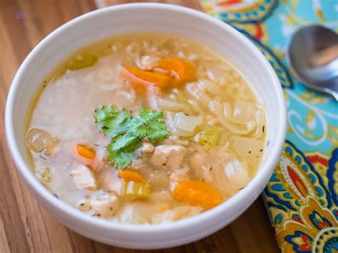 pressure-cooker-chicken-soup-with-rice-from-scratch image