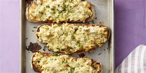 best-cheesy-artichoke-toasts-recipe-womans-day image