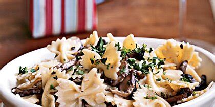 farfalle-with-creamy-wild-mushroom-sauce-recipe-myrecipes image