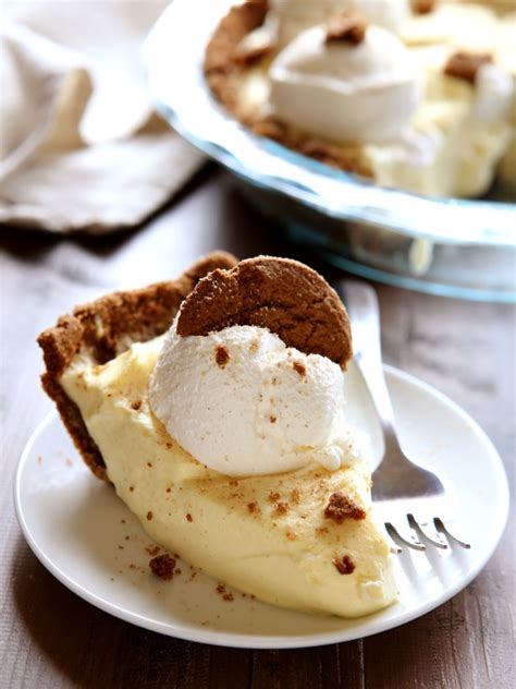 eggnog-cream-pie-with-gingersnap-crust-completely-delicious image