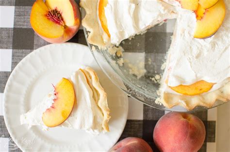 peaches-and-cream-pie-quick-and-easy-cooking image