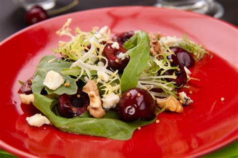 cherry-quinoa-arugula-salad-with-vinaigrette image