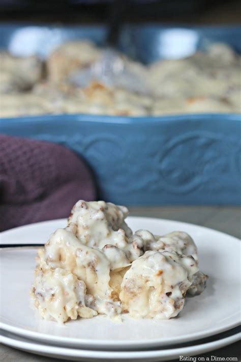 easy-biscuits-and-gravy-casserole-eating-on-a-dime image