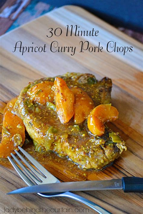 30-minute-apricot-curry-pork-chops image
