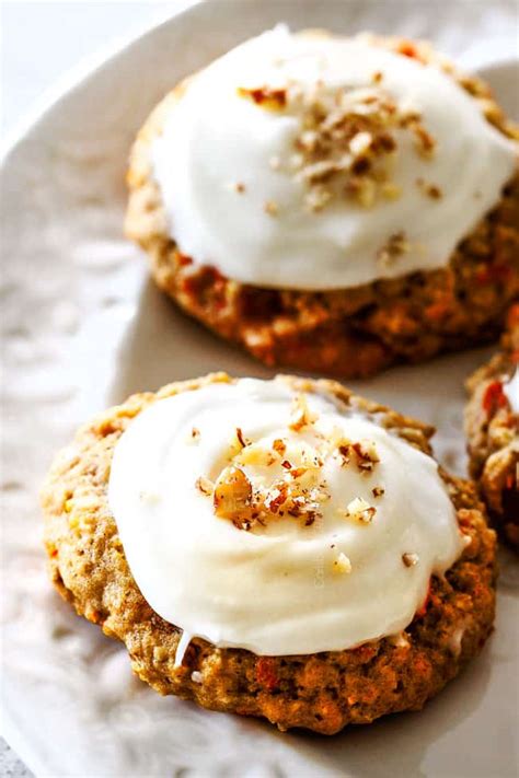 best-carrot-cake-cookies-with-cream-cheese-frosting image