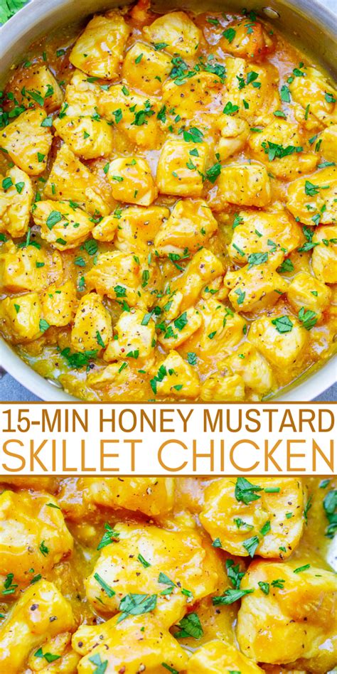 15-minute-honey-mustard-chicken-skillet-averie-cooks image