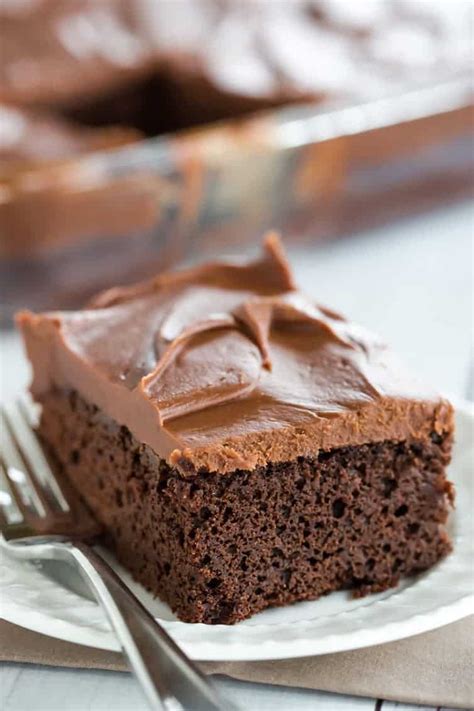 chocolate-sheet-cake-with-milk-chocolate-ganache-frosting image