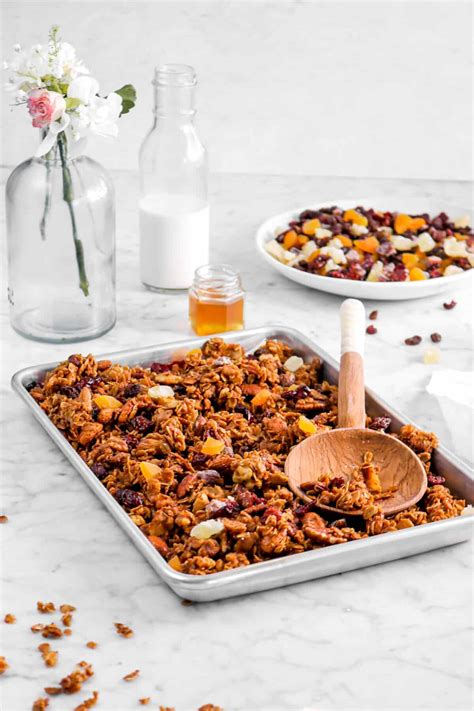 cinnamon-and-honey-nut-granola-bakers-table image