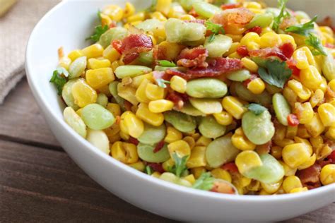 southern-succotash-with-bacon-chef-elizabeth-reese image