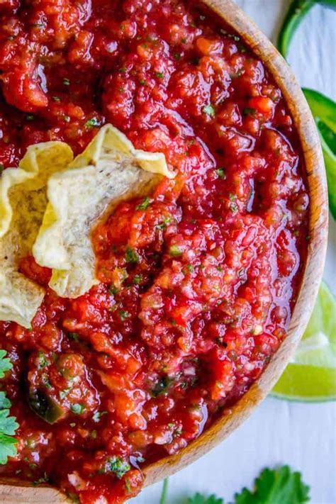 5-minute-restaurant-style-salsa-and-how-to-host-taco image