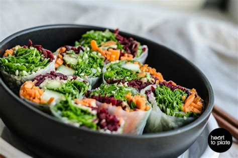 clean-and-healthy-veggie-rice-paper-rolls-vegan image