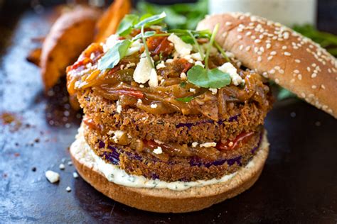crispy-eggplant-burger-with-caramelized-onions-the image