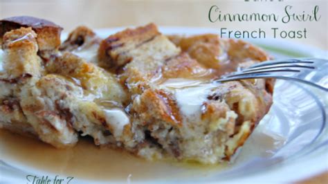 baked-cinnamon-swirl-french-toast-table-for-seven image