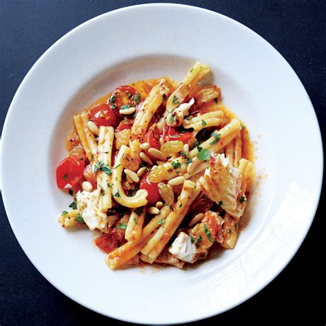 pasta-with-swordfish-and-cherry-tomato-sauce image