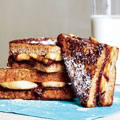 banana-chocolate-french-toast-recipe-myrecipes image