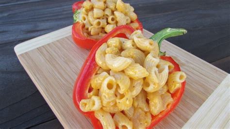mac-and-cheesestuffed-peppers-peta image
