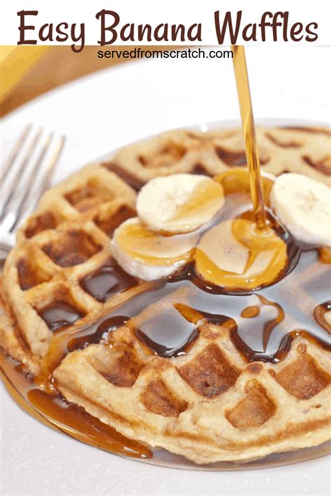 homemade-banana-waffles-served-from-scratch image