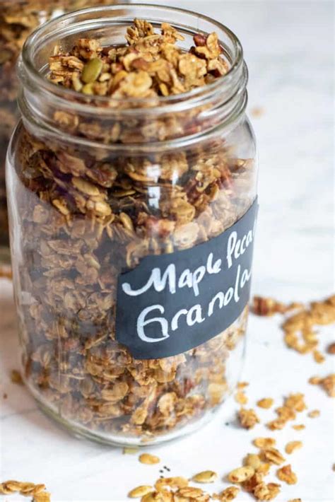 healthy-maple-pecan-granola-served-from-scratch image