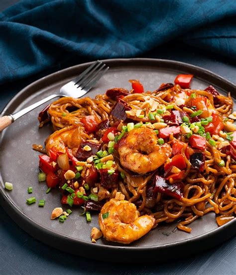 spicy-kung-pao-prawn-noodles-marions-kitchen image
