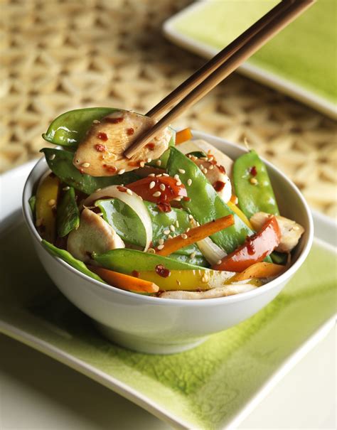 chinese-chicken-with-snow-peas-mangetout image
