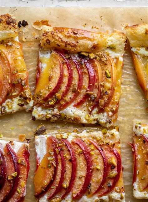 peach-pistachio-puff-pastry-tart-how-sweet-eats image