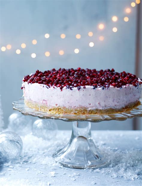 pomegranate-and-raspberry-cheesecake image