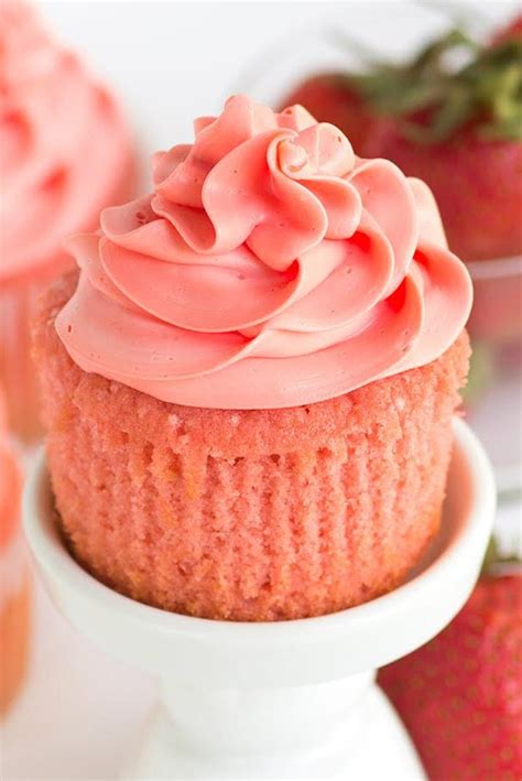 pink-strawberry-cupcakes-recipe-girl image