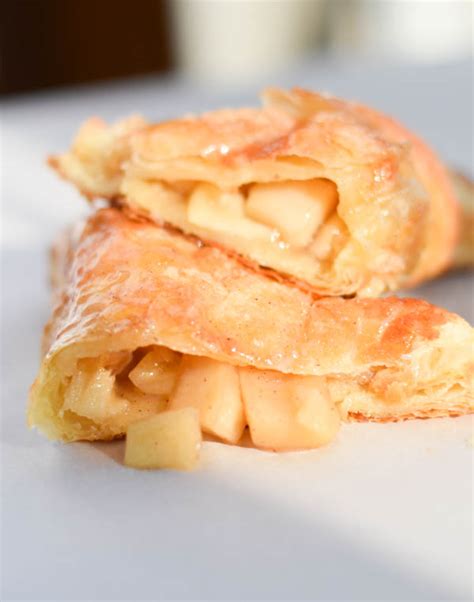 easy-caramel-apple-puff-pastry-turnover-recipe-beer image