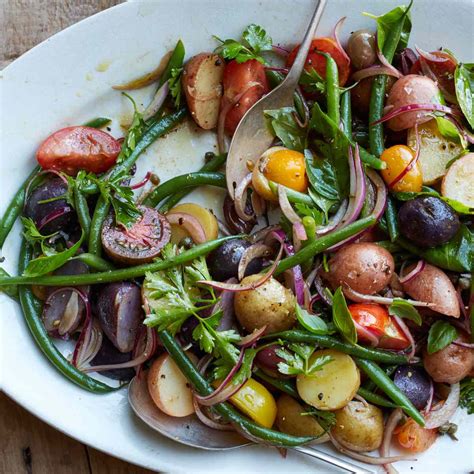 tomato-haricots-verts-and-potato-salad image