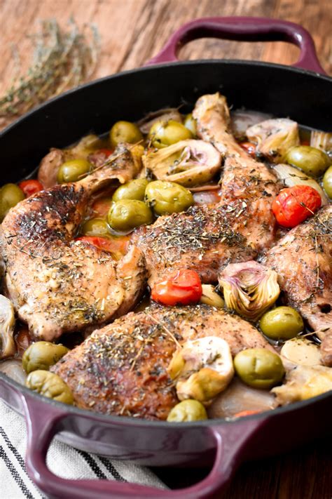 chicken-provenal-with-olives-and-cherry-tomatoes image