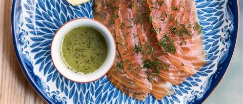 gravadlax-with-mustard-and-dill-sauce-olivemagazine image