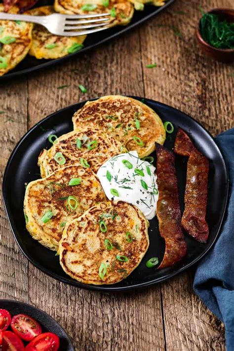 vegan-savory-pancakes-with-cheddar-green-onion image
