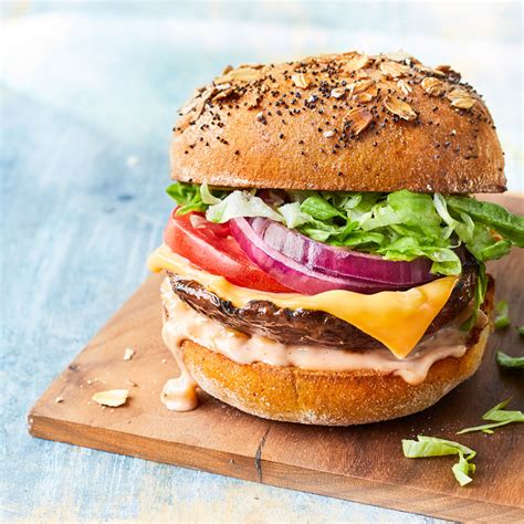 vegetarian-all-american-portobello-burgers image