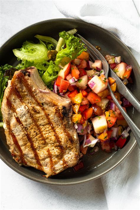 grilled-pork-chops-with-peach-salsa-lexis-clean-kitchen image